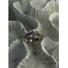 925 Sterling Silver Amethyst Ring Size 9.5