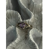 925 Sterling Silver Amethyst Ring Size 9.5