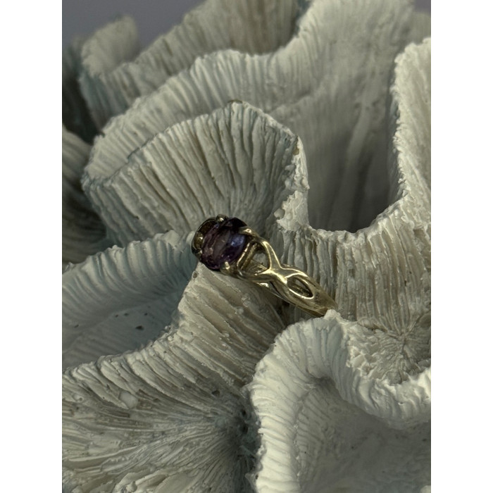 925 Sterling Silver Amethyst Ring Size 9.5