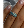 Vintage 925 Sterling Silver Turquoise Ring Size 6