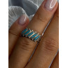 Vintage 925 Sterling Silver Turquoise Ring Size 6