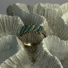 Vintage 925 Sterling Silver Turquoise Ring Size 6