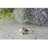 925 Sterling Silver Amethyst Ring Size 8