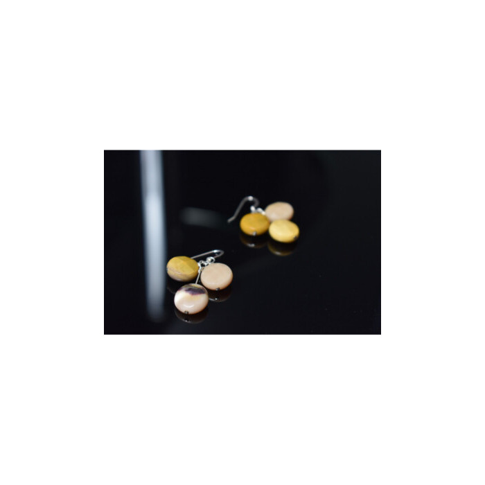 925 Sterling Silver Jasper Earrings