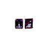 925 Sterling Silver Amethyst Stud Earrings