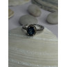 925 Sterling Silver Spinel & Beryl Ring Size 7