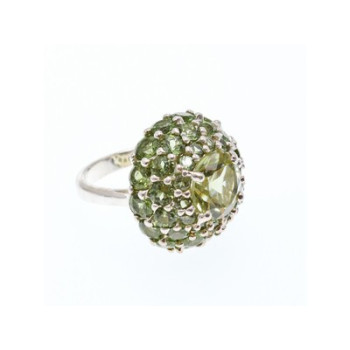 925 Sterling Silver Peridot 