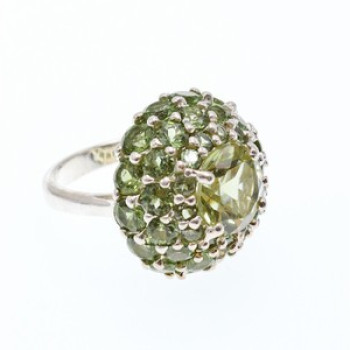 925 Sterling Silver Peridot 