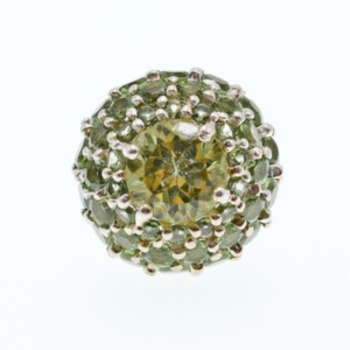 925 Sterling Silver Peridot 
