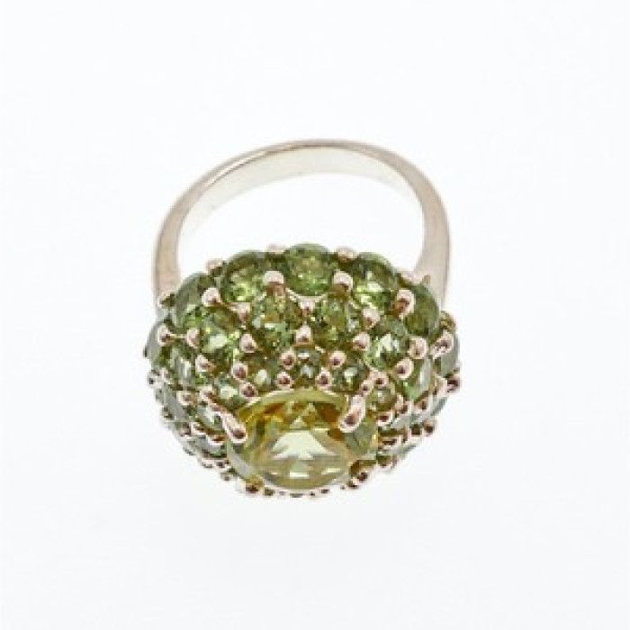 925 Sterling Silver Peridot 