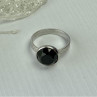 925 Sterling Silver Black Onyx Ring Size 8