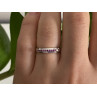 925 Sterling Silver Pink Spinel Ring Size 6