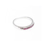 925 Sterling Silver Pink Spinel Ring Size 6