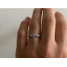 925 Sterling Silver Pink Spinel Ring Size 6