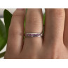 925 Sterling Silver Pink Spinel Ring Size 6