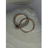 14K Rose Gold Ring Set Sapphire & Diamond Size 7