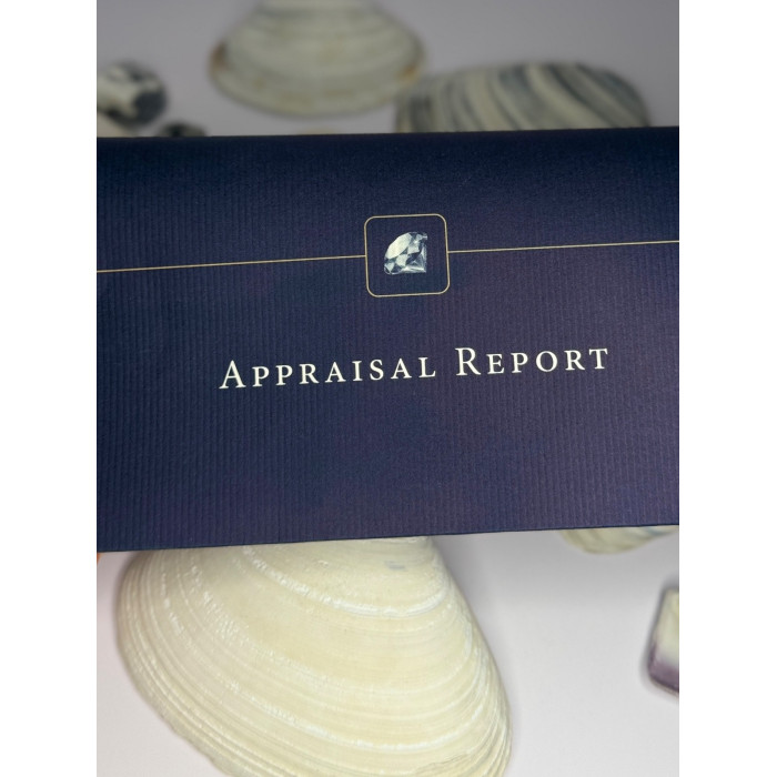 14K Rose Gold Ring Set Sapphire & Diamond Size 7