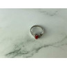Vintage 925 Sterling Silver Agate Ring Size 5.5