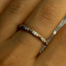 925 Sterling Silver Gold Plated Vanna K White Sapphire Ring Size 8
