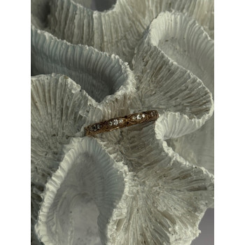 925 Sterling Silver Gold Plated Vanna K White Sapphire Ring Size 8