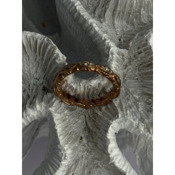 925 Sterling Silver Gold Plated Vanna K White Sapphire Ring Size 8