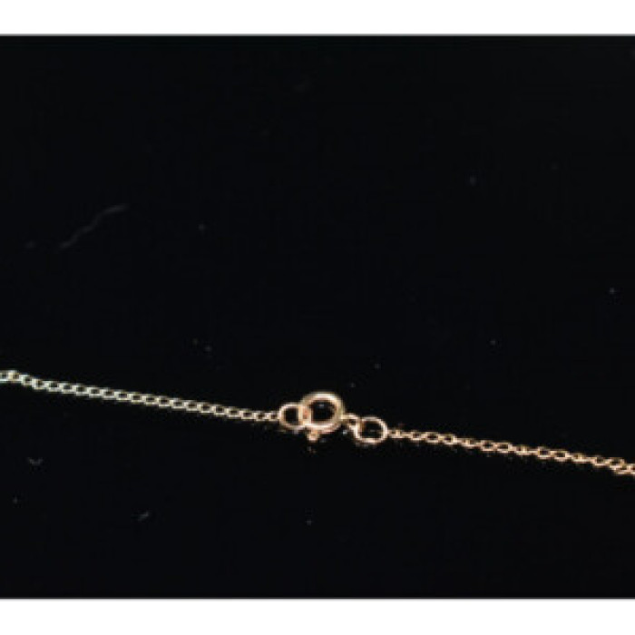 14K Yellow Gold Pearl & Diamonds Chain With Pendant