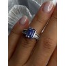 925 Sterling Silver CZ Ring Size 6