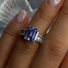 925 Sterling Silver CZ Ring Size 6