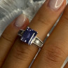 925 Sterling Silver CZ Ring Size 6
