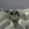 Mens 925 Sterling Silver CZ Ring Size 9.5