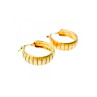 925 Sterling Silver Gold Plated Earrings Italy