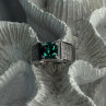 Mens 925 Sterling Silver CZ Ring Sizable 9