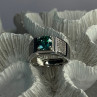 Mens 925 Sterling Silver CZ Ring Sizable 9
