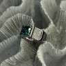Mens 925 Sterling Silver CZ Ring Sizable 9