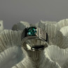 Mens 925 Sterling Silver CZ Ring Sizable 9