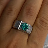 Mens 925 Sterling Silver CZ Ring Sizable 9