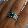 Mens 925 Sterling Silver CZ Ring Sizable 9