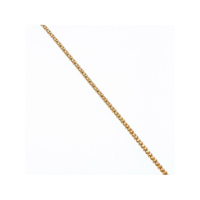 925 Sterling Silver Gold Plated Bracelet Italy Size 7.3 In