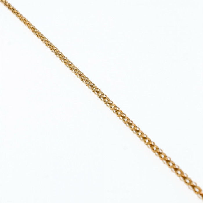 925 Sterling Silver Gold Plated Bracelet Italy Size 7.3 In