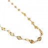 925 Sterling Silver Gold Plated Necklace Italy