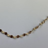 925 Sterling Silver Gold Plated Necklace Italy