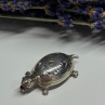 925 Sterling Silver Turtle Brooch