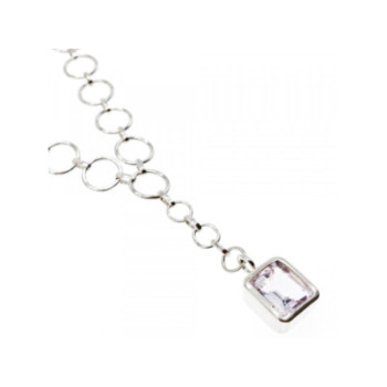 925 STERLING SILVER TANZANITE NECKLACE