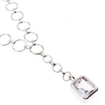 925 Sterling Silver Tanzanite Necklace