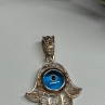925 Sterling Silver Hamsa Hand Amulet Pendant
