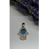925 Sterling Silver Hamsa Hand Amulet Pendant