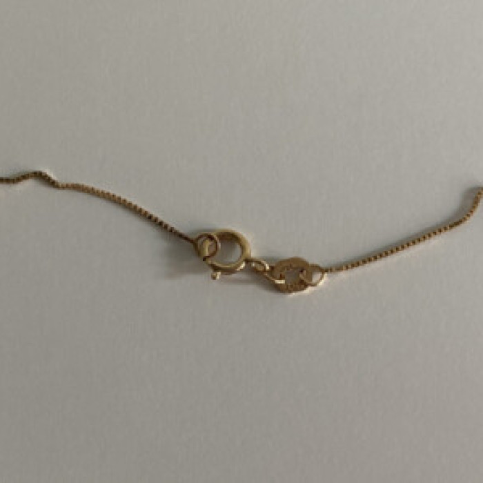 14K Yellow Gold Tanzanite & White Sapphire Chain With Pendant