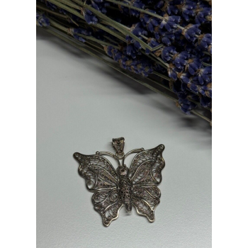 925 Sterling Silver Butterfly Pendant