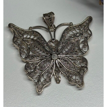 925 Sterling Silver Butterfly Pendant
