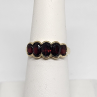 10K 417 Yellow Gold & Garnet Ring MW Size 6